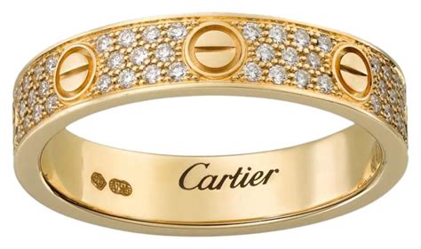 cartier men's ring gold|men's cartier ring with diamond.